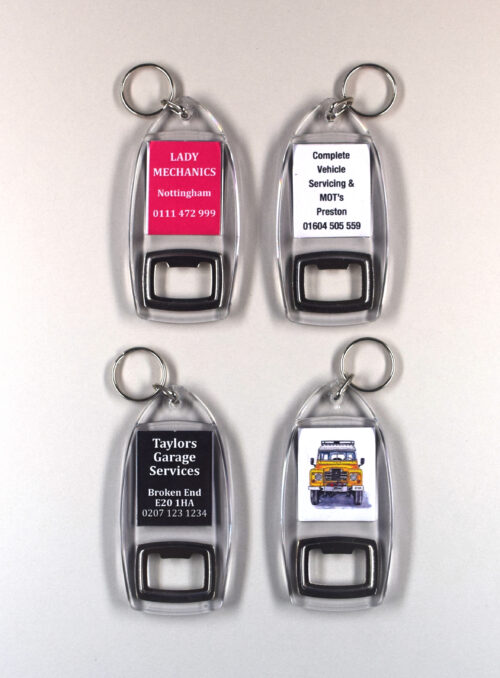 Personalised Bottle Opener Keyrings